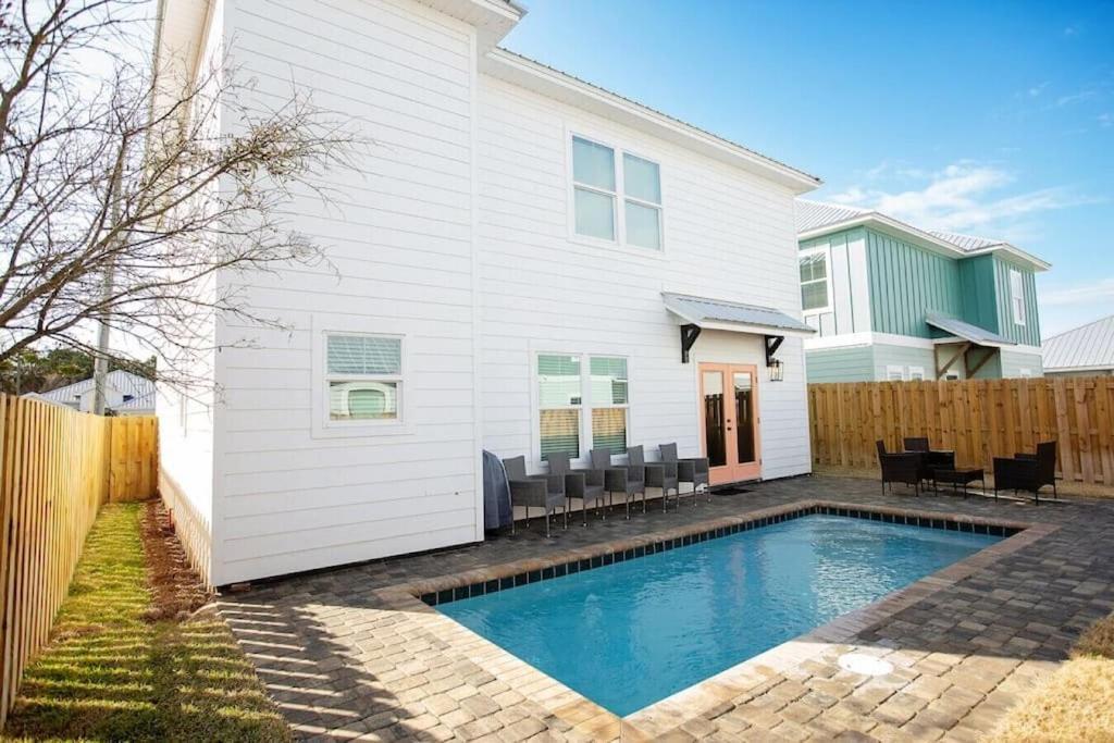 Coral Reef - Brand New Build, Pet Friendly, Private Pool! Sleeps 9! Villa Panama City Beach Ngoại thất bức ảnh